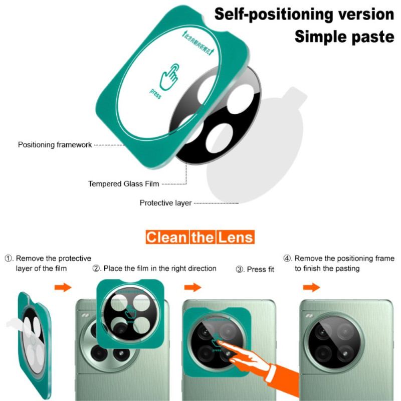 Linsskydd I Härdat Glas För Vivo X200 Med Automatisk Positioneringsram