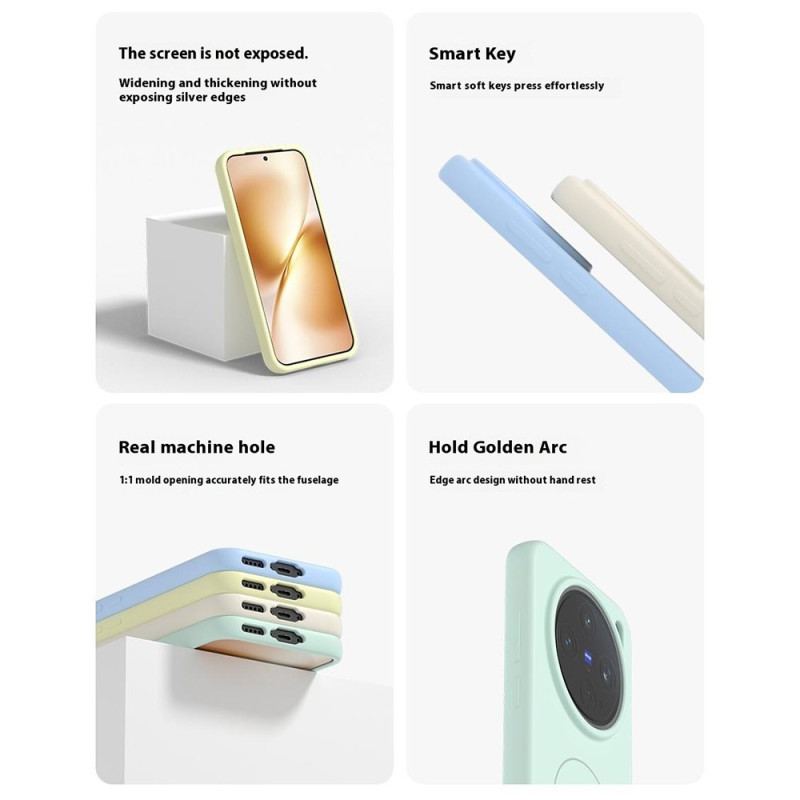 Skal Vivo X200 Magsafe Flytande Silikon