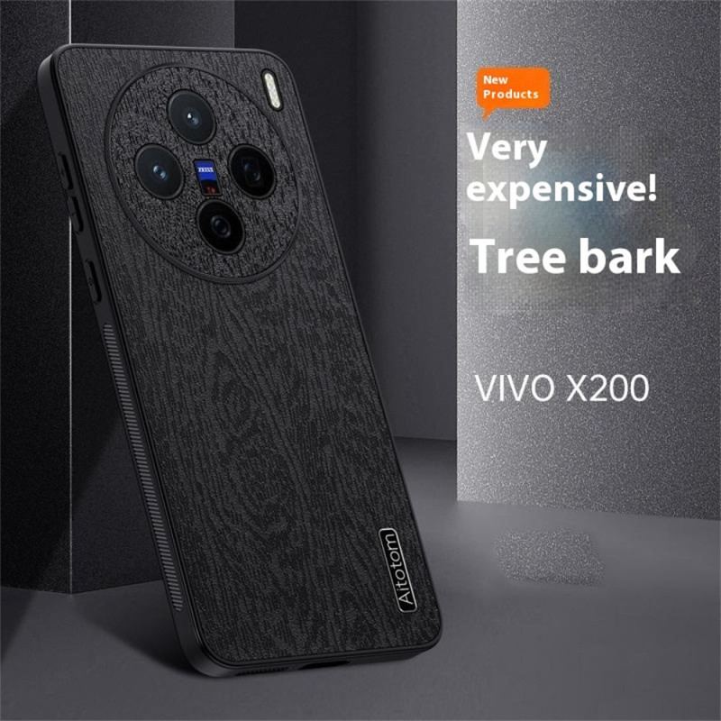 Skal Vivo X200 Träeffekt