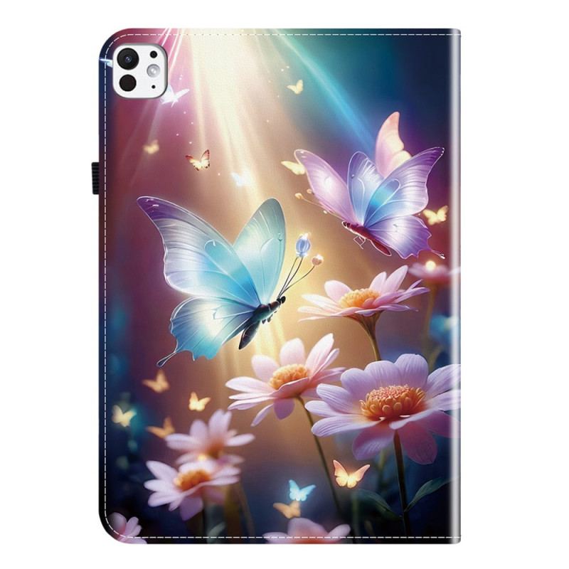Fodral iPad Pro 13 (2025) Glödande Fjärilar