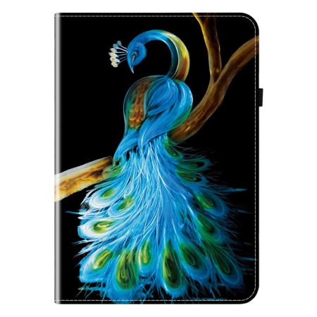 Fodral iPad Pro 13 (2025) Påfågelmönster