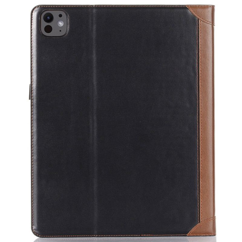 Fodral iPad Pro 13 (2025) Tvåfärgat Konstläder