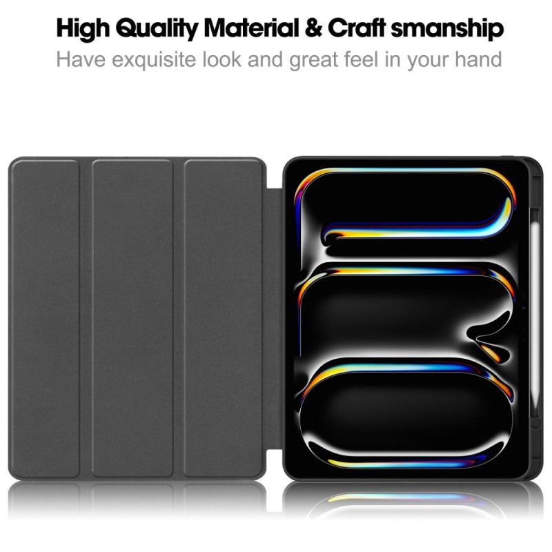 iPad Pro 13 (2025) Pekpennhållare I Konstläder