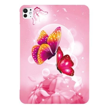 Skal För iPad Pro 13 (2025) Fjärilar Och Rosor