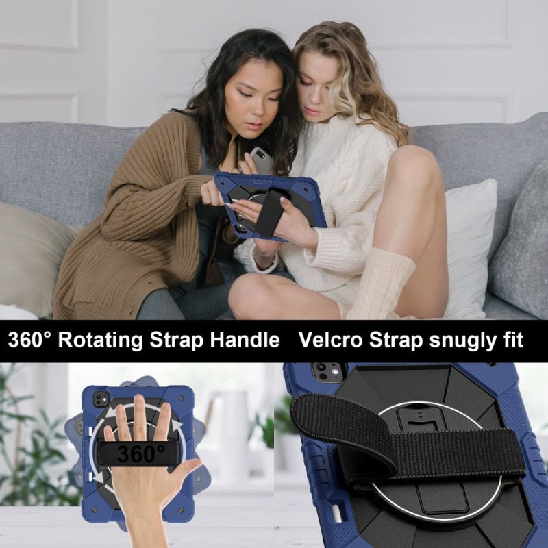 Skal För iPad Pro 13 (2025) Handrem Och Axelrem