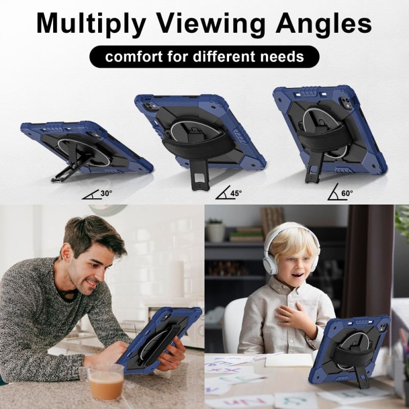 Skal För iPad Pro 13 (2025) Handrem Och Axelrem