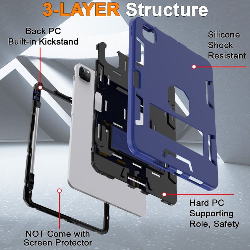Skal För iPad Pro 13 (2025) Stativ Och Pekpennahållare