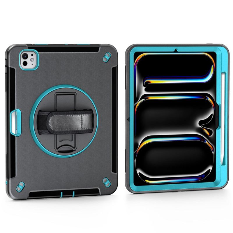 Skal iPad Pro 13 (2025) Robust Ringhållare Och Axelrem