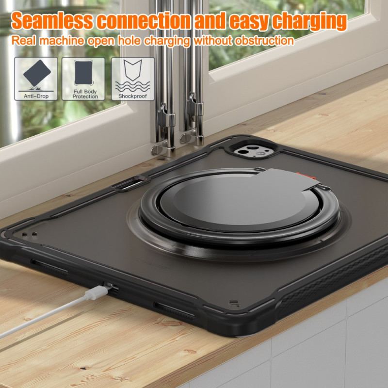 Skal iPad Pro 13 (2025) Roterande Stativ Och Pekpennhållare