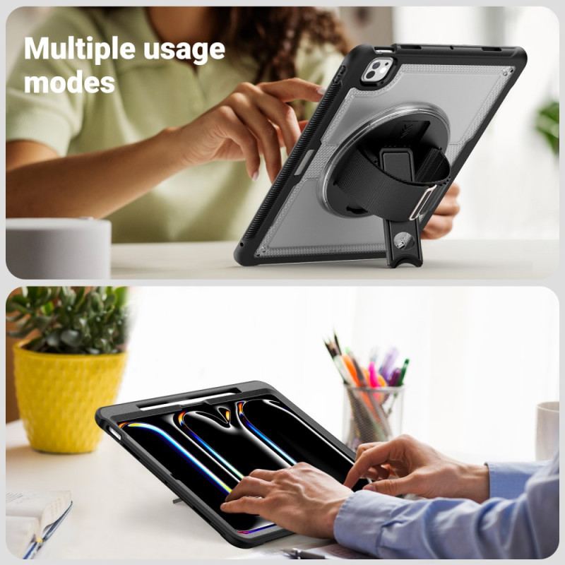 Skal iPad Pro 13 (2025) Roterande Stativ Och Värmeavledning