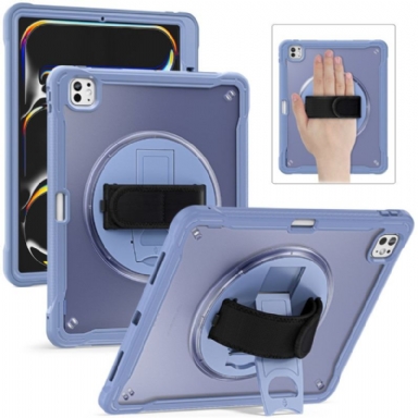 Skal iPad Pro 13 (2025) Stativ Och Roterande Handrem