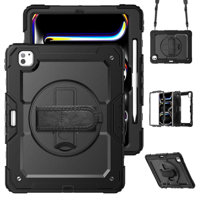 Skal iPad Pro 13 (2025) Telefonfodral Robust Med Skärmskydd Och Axelrem