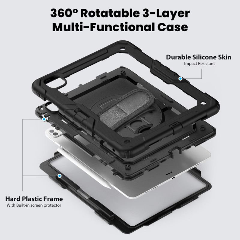 Skal iPad Pro 13 (2025) Telefonfodral Robust Med Skärmskydd Och Axelrem