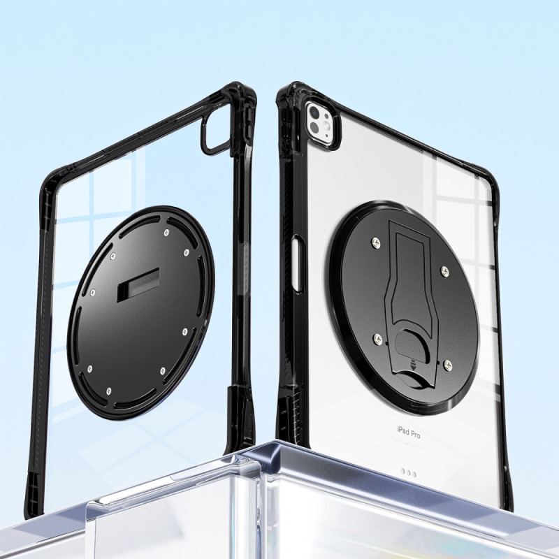 Skal iPad Pro 13 (2025) Telefonfodral Transparent Med Stativ