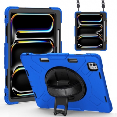 Skal iPad Pro 13 (2025) Ultratåligt Stativ Och Axelrem