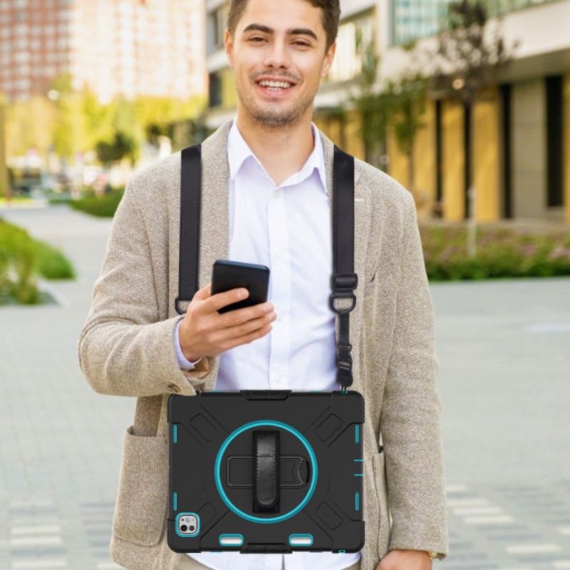 Skal iPad Pro 13 (2025) Ultratåligt Stativ Och Axelrem