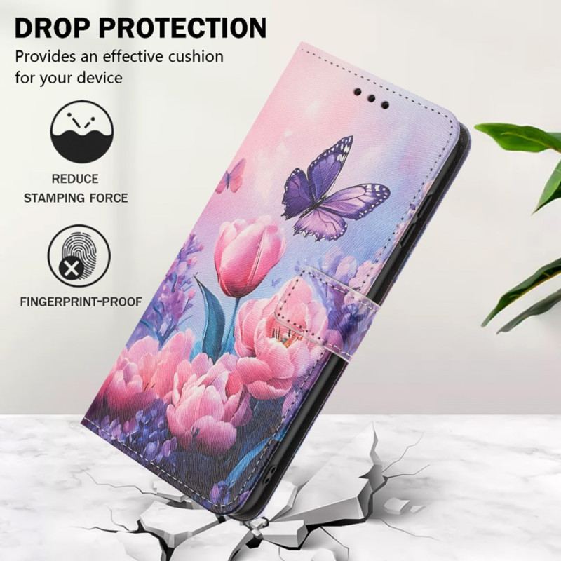 Fodral Oppo Reno 14 Pro 5g Blommor