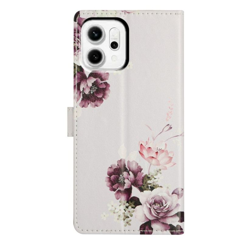 Fodral Oppo Reno 14 Pro 5g Blommor