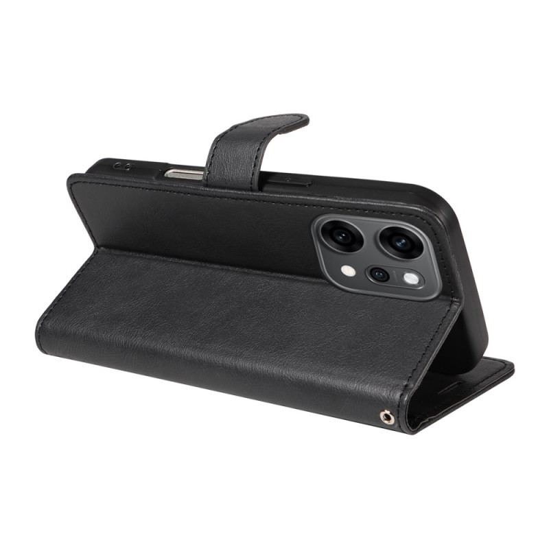 Fodral Oppo Reno 14 Pro 5g Enfärgat Konstläder