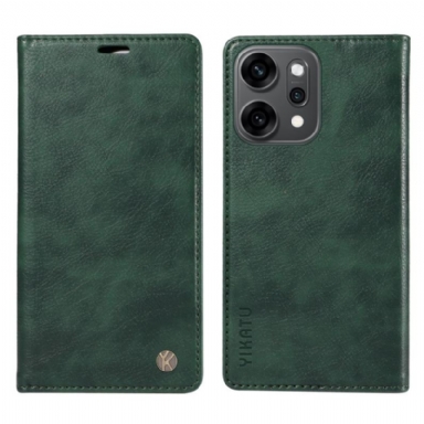 Folio-fodral Oppo Reno 14 Pro 5g Yikatu Vaxat Konstläder