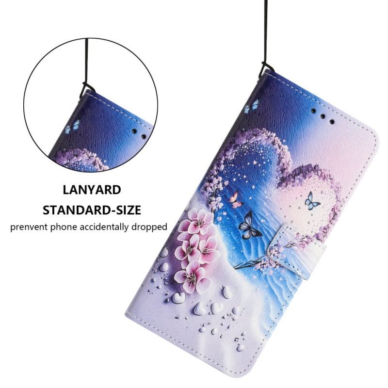 Läderfodral Oppo Reno 14 Pro 5g Telefonfodral Hjärta