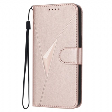 Läderfodral Oppo Reno 14 Pro 5g Telefonfodral Triangulärt Mönster