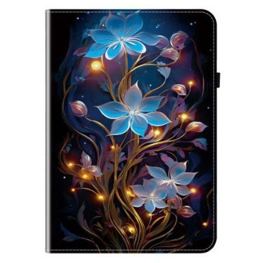 Case Samsung Galaxy Tab S11 Telefonfodral Blå Blommor