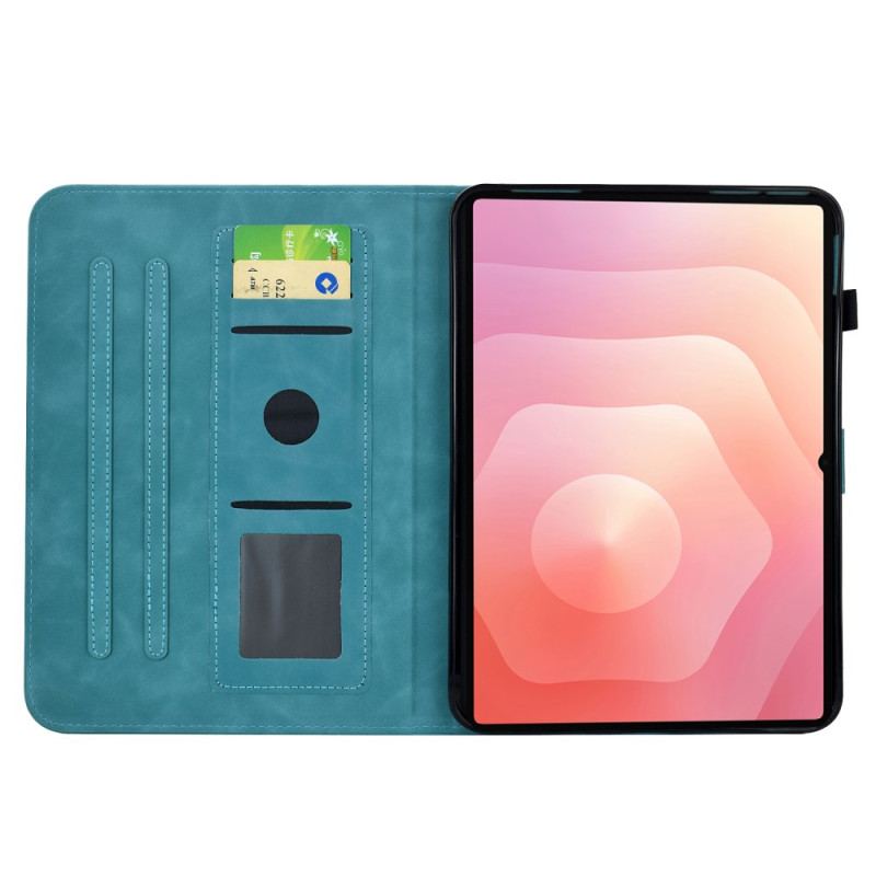 Fodral Samsung Galaxy Tab S11 Blommigt Mockamönster