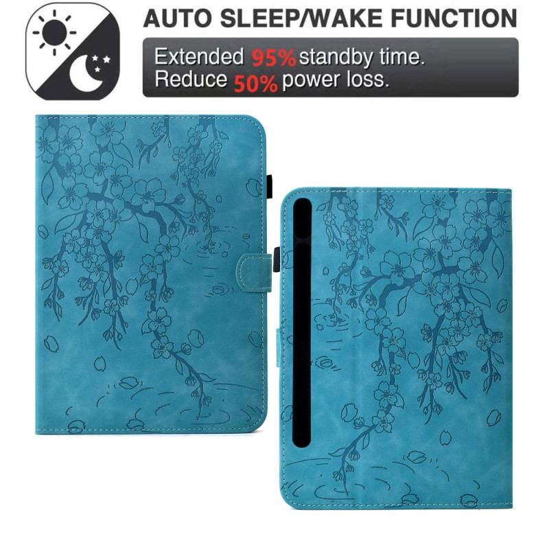 Fodral Samsung Galaxy Tab S11 Blommigt Mockamönster