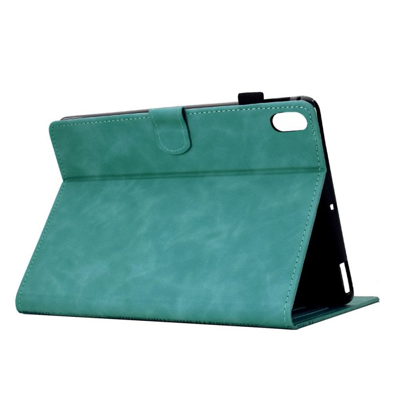 Fodral Samsung Galaxy Tab S11 Kattmotiv Med Mockaeffekt