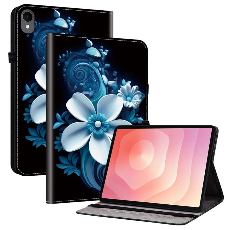 Fodral Samsung Galaxy Tab S11 Svarta Orkidéer