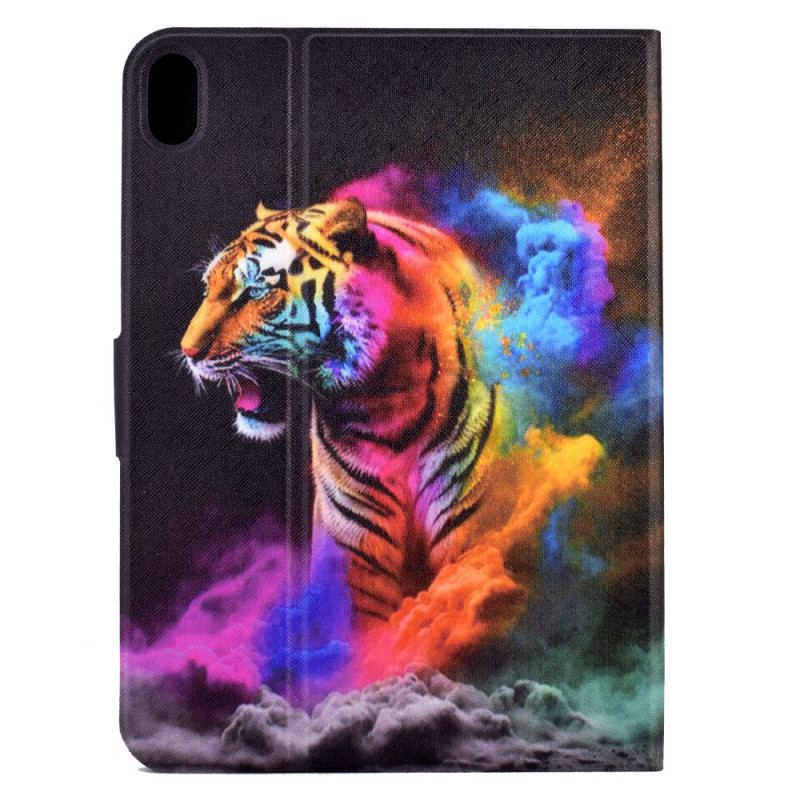 Läderfodral Samsung Galaxy Tab S11 Telefonfodral Färgglad Tiger