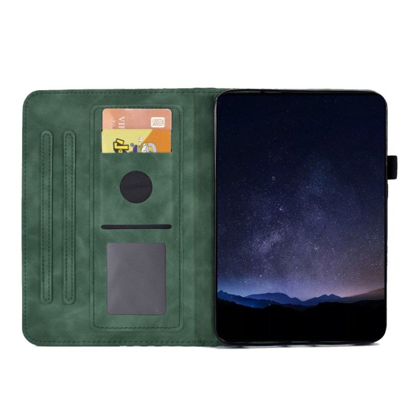 Läderskal Fodral Samsung Galaxy Tab S11 Mockakanteffekt