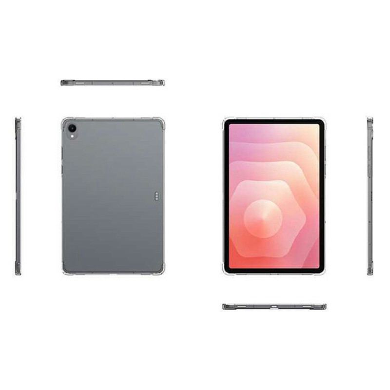 Skal För Samsung Galaxy Tab S11 Transparent Med Skärmskydd I Härdat Glas