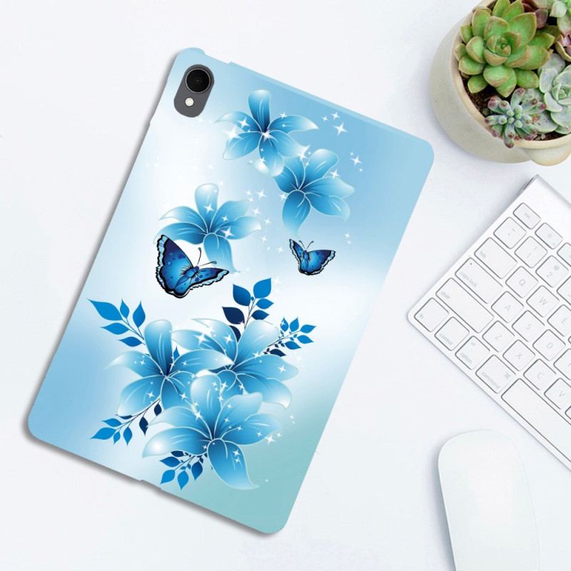 Skal Samsung Galaxy Tab S11 Små Blå Fjärilar