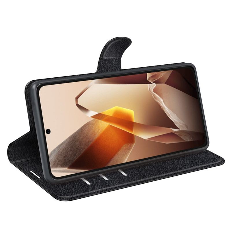 Fodral För Oneplus 13 Klassisk Litchikonstläder