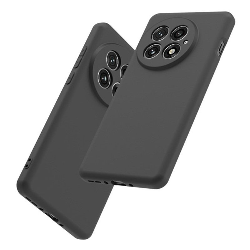 Skal Oneplus 13 2-i-1 Matt Silikonskydd Med Härdat Glas