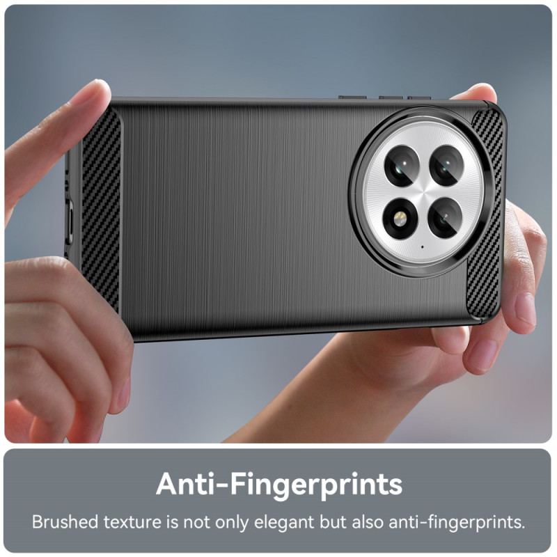 Skal Oneplus 13 Telefonfodral Borstad Kolfiber