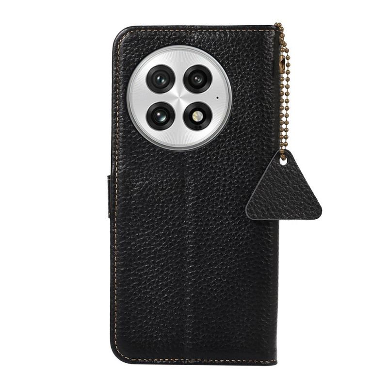 Skyddsfodral Oneplus 13 Äkta Läder Rfid-blockering