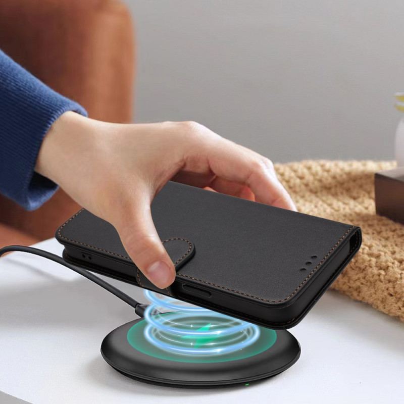 Fodral Vivo V50 Lite 5g Enkelt Konstläder Med Snodd