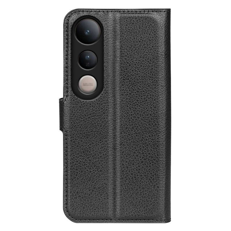 Fodral Vivo V50 Lite 5g Litchi-konstläder