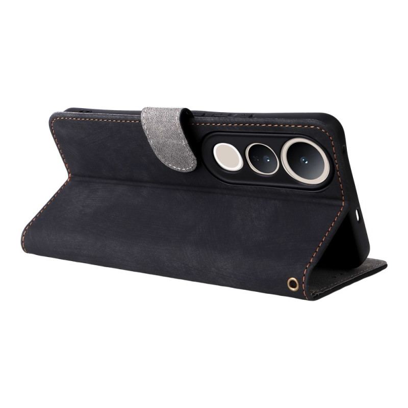 Fodral Vivo V50 Lite 5g Rfid-skydd Med Rem