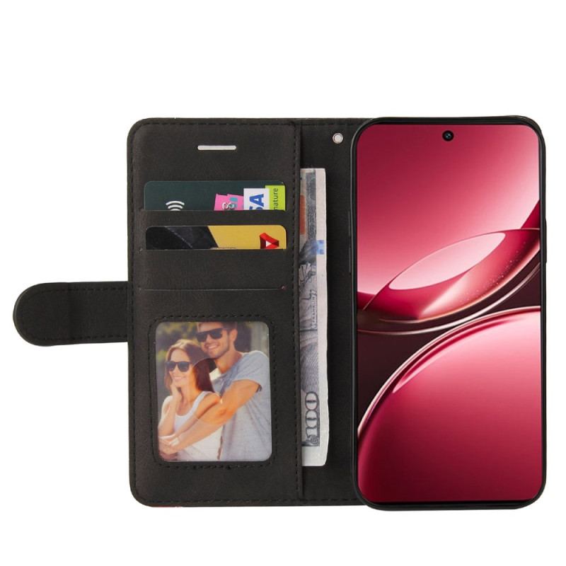 Fodral Vivo V50 Lite 5g Tvåfärgad Vågig