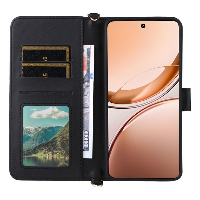 Fodral Vivo V50 Lite 5g Vadderad Med Rem Och Axelrem