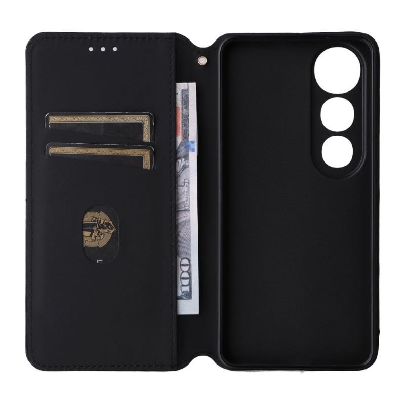 Folio-fodral Vivo V50 Lite 5g Diamantmönster