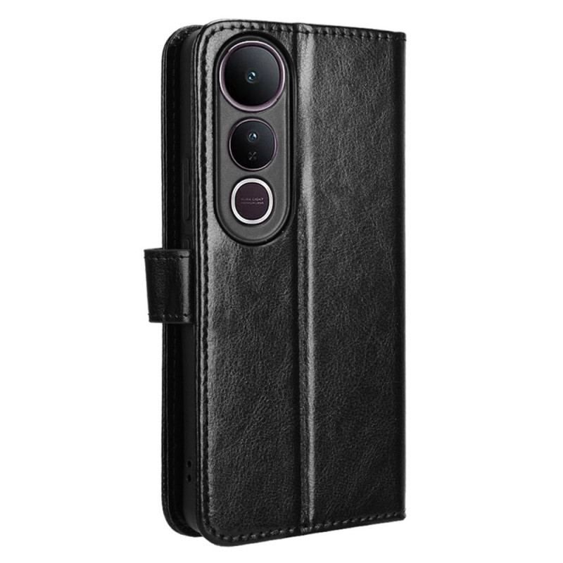 Läderfodral Vivo V50 Lite 5g Telefonfodral Flashigt Konstläder