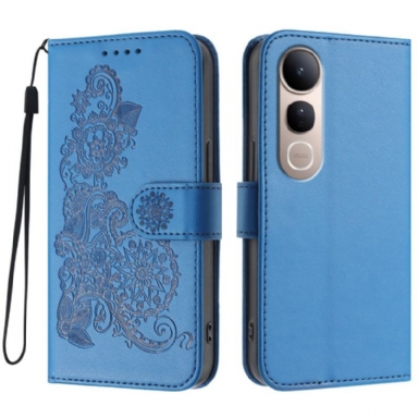 Läderfodral Vivo V50 Lite 5g Telefonfodral Spets