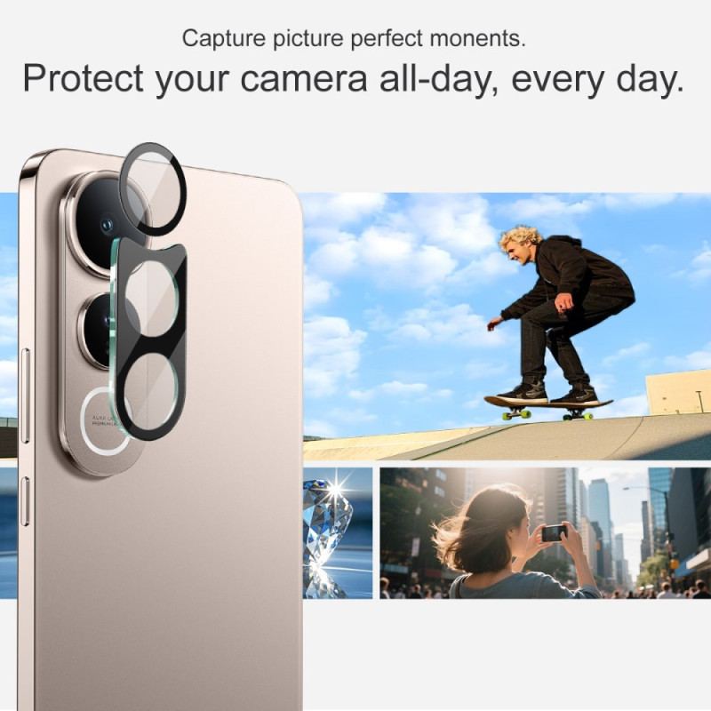 Linsskydd I Härdat Glas För Vivo V50 Lite 5g (svart Version)