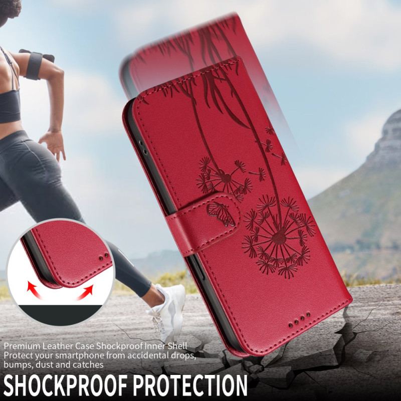 Fodral Oneplus Nord 5 Maskrosor Med Remmar