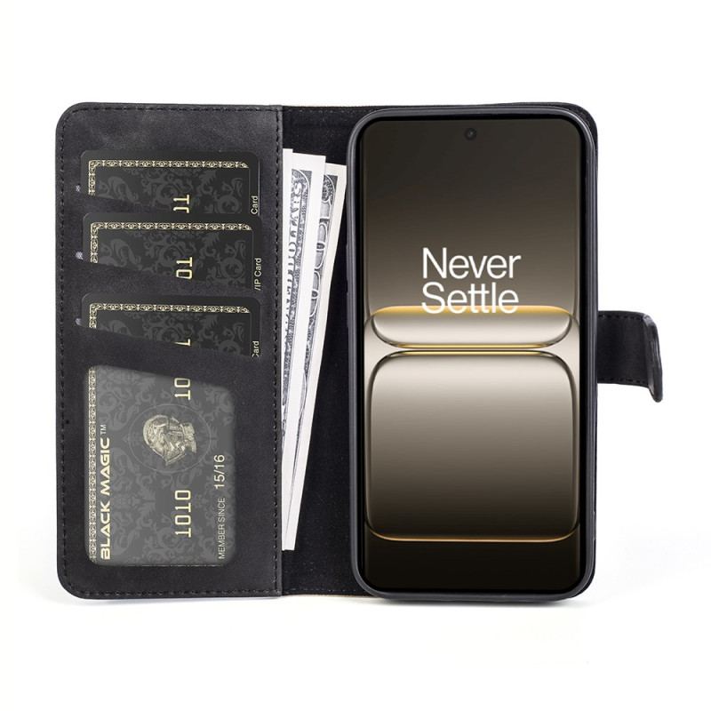 Läderfodral Oneplus Nord 5 Telefonfodral Tvåfärgad Vågig